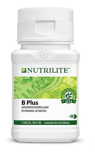 Vitaminas Nutrilite Complejo B Plus 60 Tab Energia
