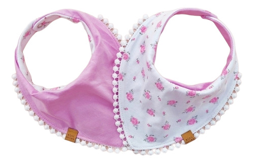 Babero Bandana Mini Anima Reversible Petit Flower Lilium