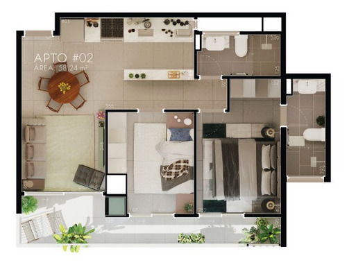 Imagem 22 de 28 de Cobertura Residencial Para Venda, Água Verde, Curitiba - Co8927. - Co8927-inc