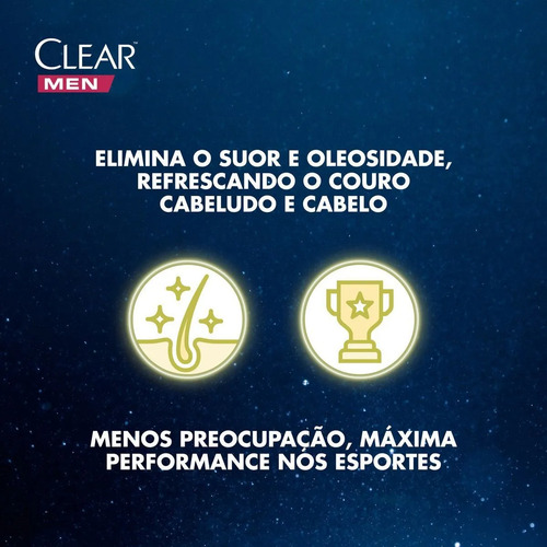Clear Men Shampoo Anticaspa Limpeza Profunda 200ml