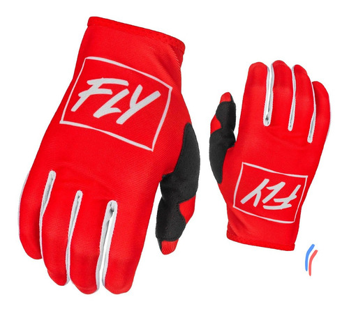 Luva Fly Racing Lite Vermelho Motocross Trilha Bike Mtb Tamanho M