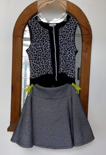 Conjunto Para Niña Blusa/falda. Helen