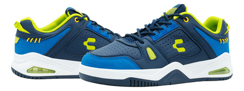 Tenis Charly® Para Caballero Casual Cómodo Marino Válvula