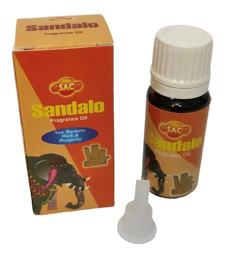 Essência Indiana Sac Sândalo 10ml P/ Despertar Gratidão