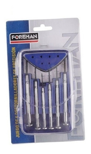 Juego De6 Destornilladores De Precisión Foreman Queoferta.uy