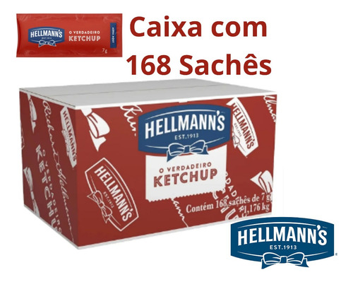 Kit Hellmanns Maionese, Ketchup E Mostarda Cx 504 De 7g