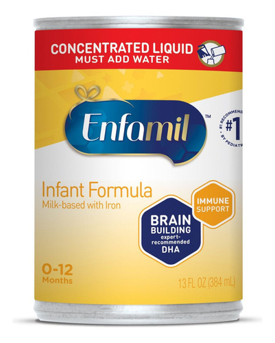 Enfamil Liquid Infant Formula, Milk-based 0-12 384 Ml Sabor Sin Sabor