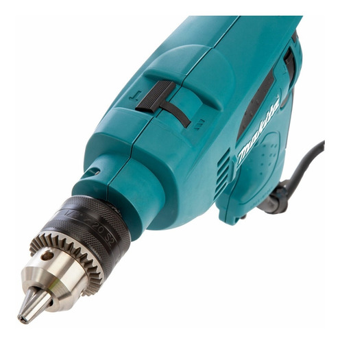 Imagen 3 de 10 de Taladro Percutor Destornillador Eléctrico Makita Hp1640 13mm