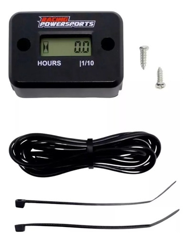 Reloj Cuenta Horas Racing Power Sport Motocross Cuatri Saiso Negro