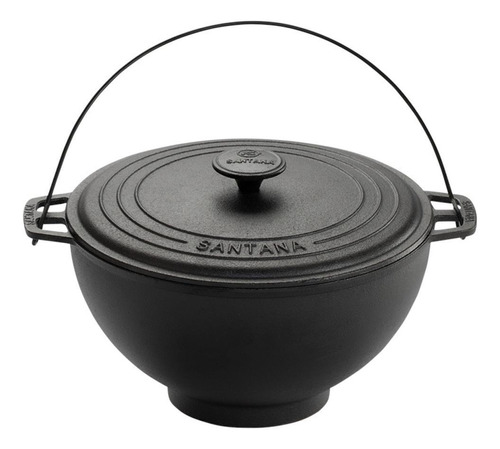 Panela De Ferro Fundido Polentta 5,5l - Saúde E Sabor