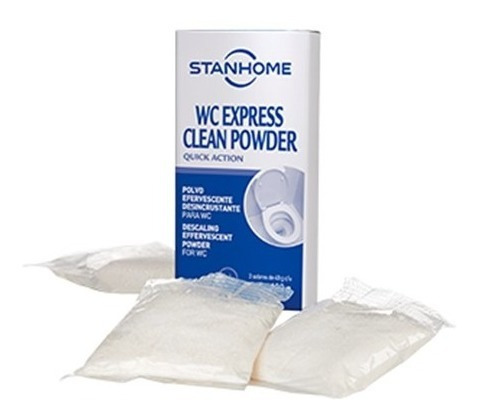 Express Clean Powder Wc Limpiador Taza Inodoro Quita Sarro