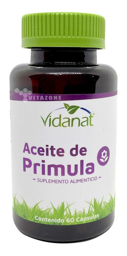 Aceite De Prímula 60 Cápsulas Vidanat