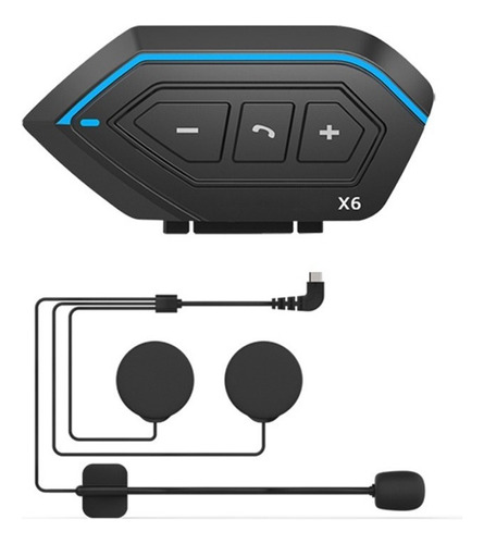 Casco De Moto Bt 5.0 Headset Ip67 Impermeable Auto