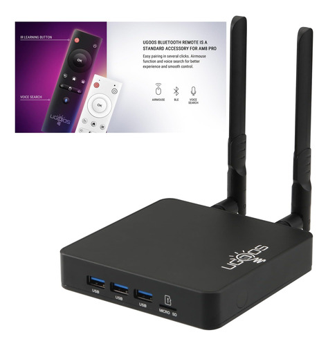 Caja De Tv Android Ugoos Am8 Pro 8k Ultra Hd Amlogic S928x-j