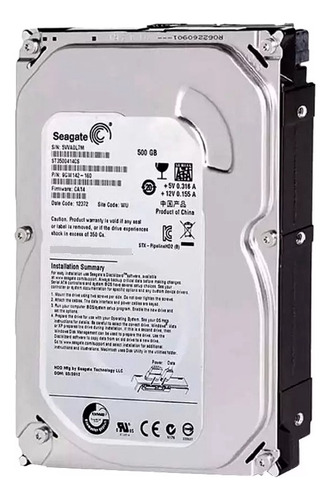 Disco Duro De Segunda  Hdd 500 Gb 80% Al 90% 