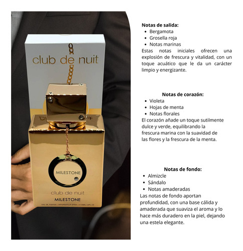 Perfume Club De Nuit Milestone Edp Compatible Creed