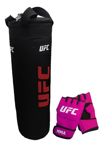 Saco De Boxeo, 1.20  Sin Relleno Y Guantes Ufc 