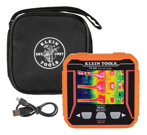 Klein Tools Ti250 Térmica Recargable Imager, La Cámara Muest