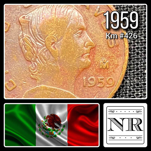 México - 5 Centavos - Año 1959 - Km #426 - Josefa Ortiz