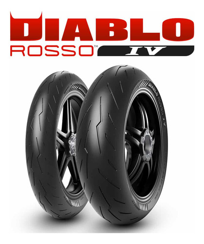 Casal Pneu Moto Esportiva 120/70zr-17 + 180/55zr-17 Pirelli