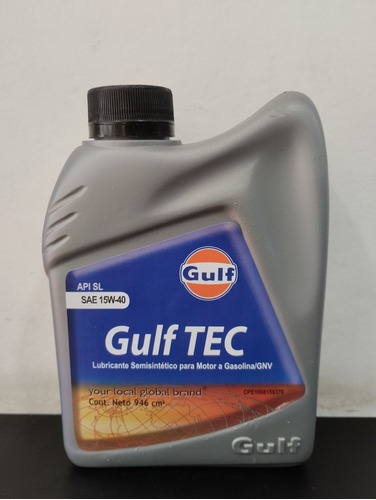 Aceite Semi-sintético Gulf Max 15w40 Original Tienda Fisica