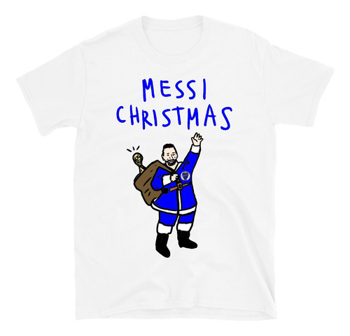 Remera Modal Messi Navidad Godoy Cruz De Mendoza