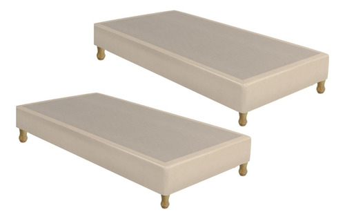 Base Sommier Super Queen 160x200 Tiza (2 Piezas De 80x200)