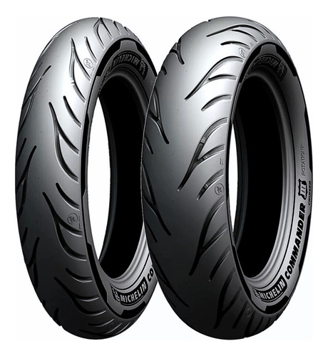 Par Pneu Michelin 100/90-19 + 150/80-16 Commander 3 Harley