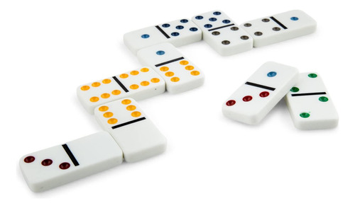 Juegos Cardenales - Tradiciones: Doble Double Dot Dominoes D
