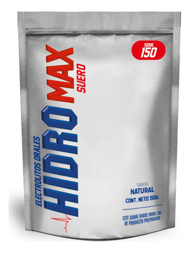 Suero En Polvo Hidromax Sobre Para 20l Cj C/20 Pza Neutro