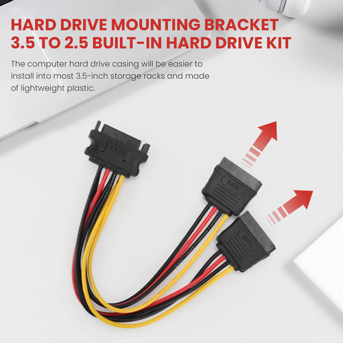 Soporte De Montaje Para Disco Duro Interno Dual Ssd De 3,5 A