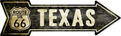 Señales - Smart Blonde Outdoor Decor Vintage Route 66 Texas 