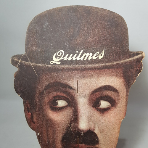 Imagen 7 de 8 de Antiguo Abanico Quilmes Charles Chaplin Mag 59210