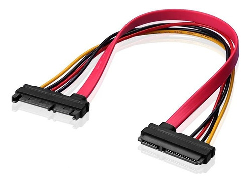 Cable Hub Adaptador 22p Sata Macho Hembra 7+15pin Serial Ata