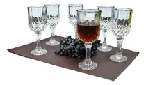 Comprar Juego De 6 Copas Talladas Para Vino Tinto Sujoya