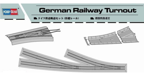 German Railway Turnout  1/72  Marca Hobby Boss
