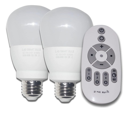 Fjyikj 12w E26 Smart Led Bombillas Regulables Con Control Re