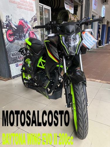 Imagen 2 de 4 de Moto Daytona Wing Evo Ii 200cc Escape Escondido Y Disco Post