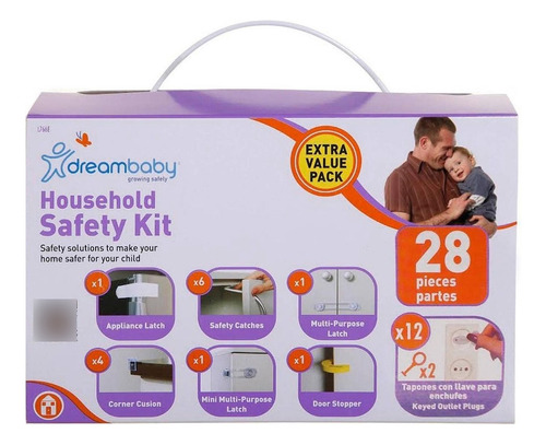 Kit De Accesorios De Seguridad Infantil 28 Pcs Dreambaby