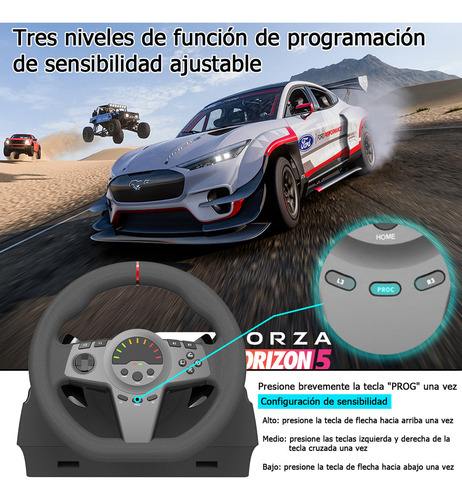 Volante For Xbox One Ps3 Ps4 Pc Control Gamer Color Black Este Volante Para Juegos Se Puede Adaptar Perfectamente Permitiéndote Desplazarte Libremente Entre Diferentes Plataformas Y Disfrutar De Una