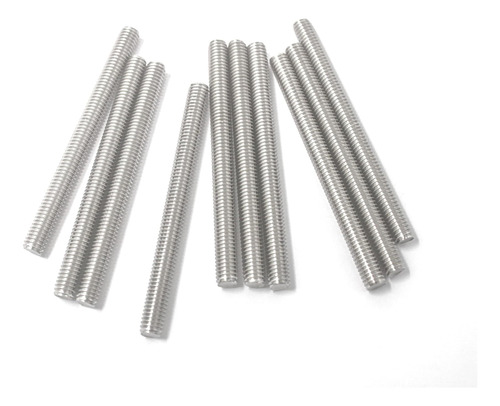 Eivvia 10 Pcs M6 X70 Mm 304 Varilla De Rosca Completa De