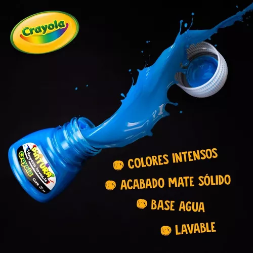 Tempera Solida Tipo Crayola Lavable