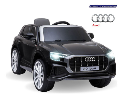 Carro Elétrico Audi Q8 12v R/c Preto Kompra Logo