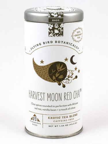 Flying Bird Botanicals Harvest Moon - Te Chai Rojo, 15 Ct