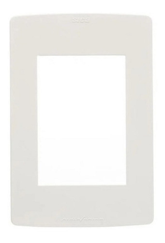 Imagen 2 de 3 de Llave De Luz Sica - Tapa Para 4 Módulos Bianco Pininfarina