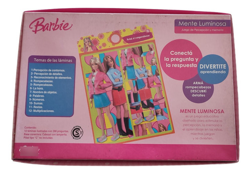Juego Barbie Mente Luminosa - Navidad Reyes - Ramos Mejía (Usado)