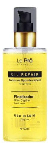 Oleo Argan Capilar Repair Finalizador 60ml Le Pro Cosmetics