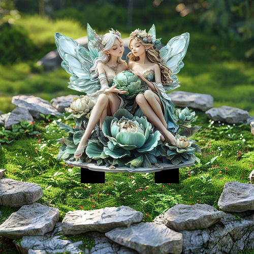 Estaca De Jardín De Hadas, Letrero Decorativo Para Patio,
