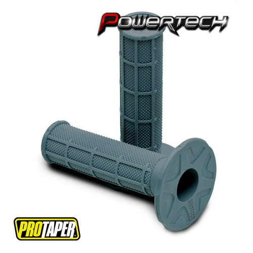 Puños Protaper Half Waffle Single Density 1/2 - Dark Grey - Powertech Motos