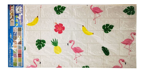 Revestimiento Adhesivo Para Pared 70 X 77 Con Diseño